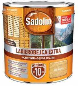 SADOLIN EXTRA- lakierobajca do drewna, dąb jasny, 2.5l