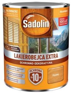 SADOLIN EXTRA- lakierobajca do drewna, pinia, 0.75l