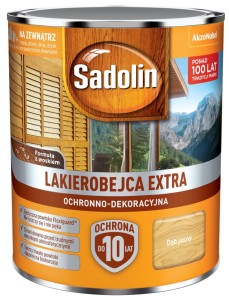 SADOLIN EXTRA- lakierobajca do drewna, dąb jasny, 0.75l