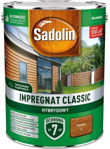 SADOLIN CLASSIC- impregnat do drewna, pinia, 4.5l