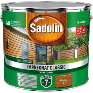 SADOLIN CLASSIC HYBRYDOWY- impregnat do drewna, pinia, 9 l