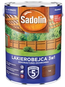 SADOLIN LAKIEROBEJCA 3w1, tek, 5l