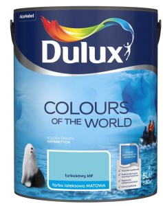 DULUX KOLORY ŚWIATA- Turkusowy Klif, 5 l