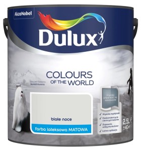 DULUX KOLORY ŚWIATA- Białe Noce, 2.5l