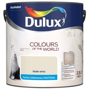 DULUX KOLORY ŚWIATA- Białe Wino, 2.5l