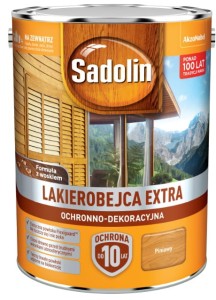 SADOLIN EXTRA- lakierobajca do drewna, pinia, 5l