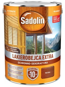 SADOLIN EXTRA- lakierobajca do drewna, merbau, 5l