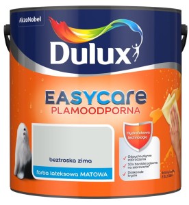 DULUX EASY CARE- farba plamoodporna, kol. Beztroska Zima, 2.5l