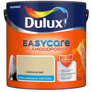 DULUX EASY CARE- farba plamoodporna, kol. Cudowny Beż, 2.5l