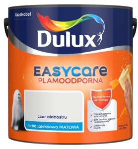 DULUX EASY CARE- farba plamoodporna, kol. Czar Alabastru, 2.5l