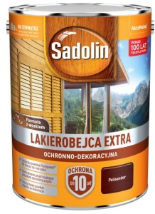 SADOLIN EXTRA- lakierobajca do drewna, palisander, 5l
