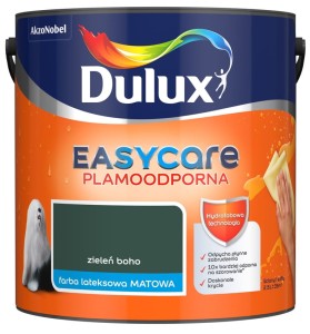 DULUX EASY CARE- farba plamoodporna,  Zieleń Boho, 2.5l