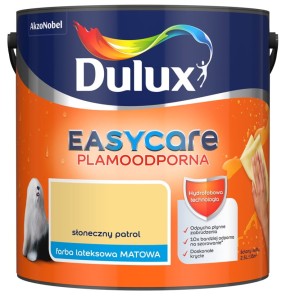 DULUX EASY CARE- farba plamoodporna, kol. Słoneczny Patrol, 2.5l