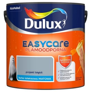 DULUX EASY CARE- farba plamoodporna, kol. Projekt Błękit, 2.5l