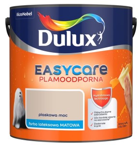 DULUX EASY CARE- farba plamoodporna, kol. Piaskowa Moc, 2.5l