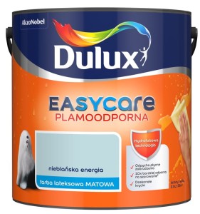DULUX EASY CARE- farba plamoodporna, kol. Niebiańska Energia, 2.5l