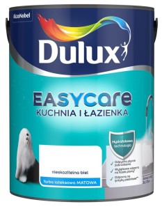 DULUX EASY CARE- kuchnia i łazienka, Biała, 5l