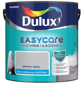 DULUX EASY CARE- kuchnia i łazienka, Glamour Szary, 2.5l