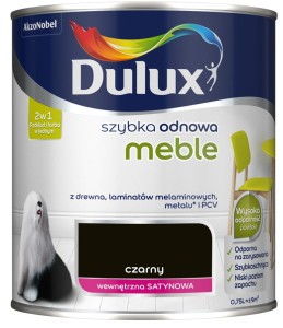 DULUX SZYBKA ODNOWA- meble, czarna, 750ml 