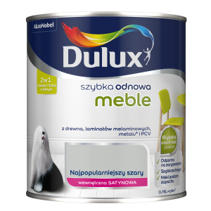 DULUX SZYBKA ODNOWA- meble, najpopularniejszy szary, 750ml