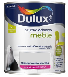 DULUX SZYBKA ODNOWA- meble, skandynawska szarość, 750ml 