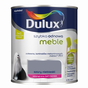 DULUX SZYBKA ODNOWA- meble, szary niebieski, 750ml  