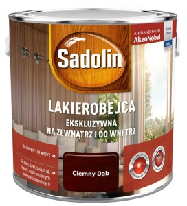 SADOLIN LAKIEROBEJCA EKSLUZYWNA, ciemny dąb, 2.5l