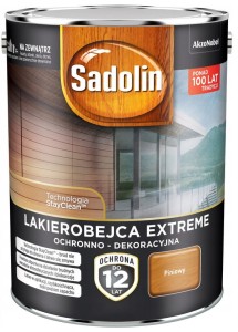 SADOLIN EXTREME- lakierobajca do drewna, piniowy, 4.5l