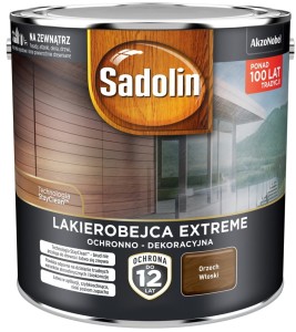 SADOLIN EXTREME- lakierobajca do drewna, orzech włoski, 2.5l