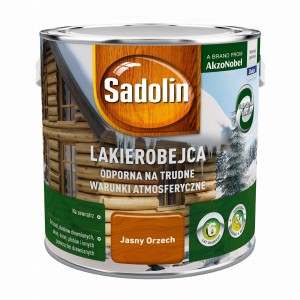 SADOLIN LAKIEROBEJCA ODPORNA, jasny orzech, 2.5l 