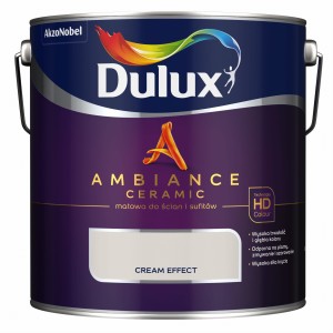 DULUX AMBIANCE- farba ceramiczna, cream effect, 2.5l