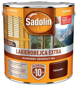 SADOLIN EXTRA- lakierobajca do drewna, palisander, 2.5l