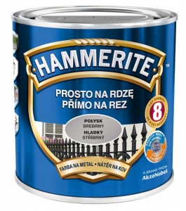HAMMERITE- prosto na rdzę, połysk, srebrna, 2.5 l