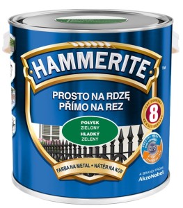 HAMMERITE- prosto na rdzę, połysk, zielona, 2.5 l