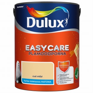 DULUX EASY CARE- farba plamoodporna, kol. Cud Miód, 5l