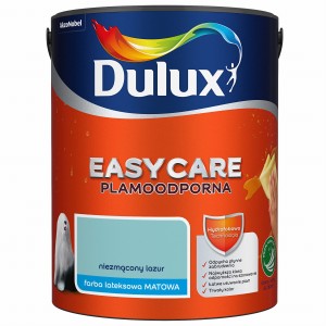 DULUX EASY CARE- farba plamoodporna, kol. Niezmącony Lazur, 5l