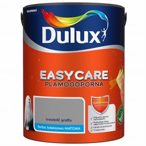 DULUX EASY CARE- farba plamoodporna, kol. Trwałość Grafitu 5l