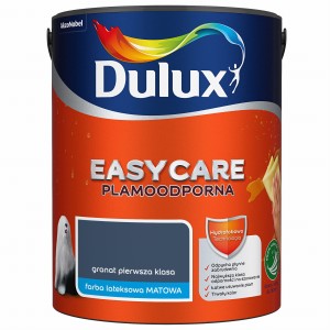 DULUX EASY CARE- farba plamoodporna, kol. Granat Pierwsza Klasa, 5l