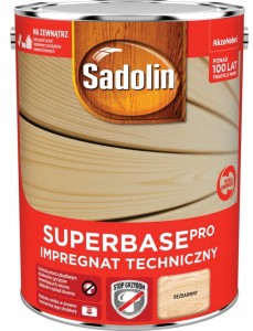 SADOLIN SUPERBASE PRO- impregnat techniczny, 2.5 l